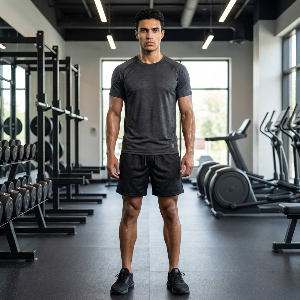 All In Motion Men XXL Mesh Athletic Short NWT Black Recycled Poly Drawstring